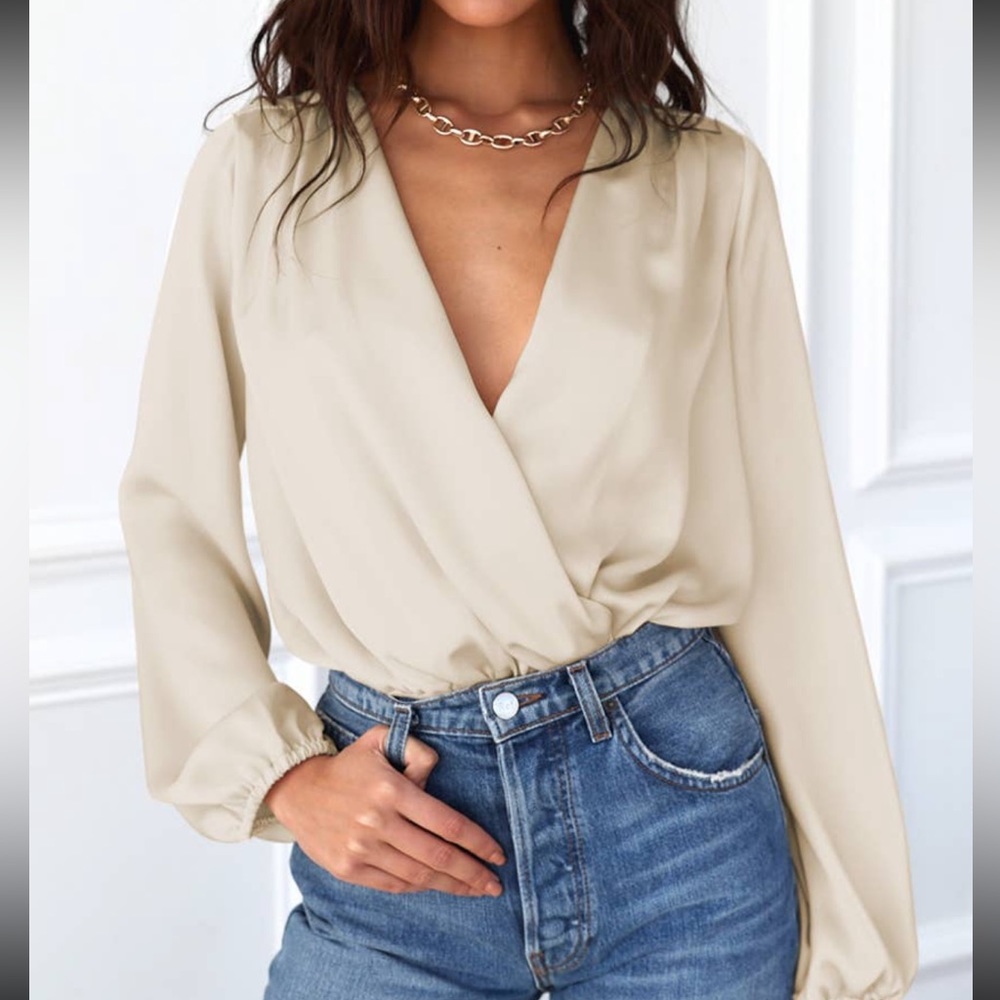 Adelyn Rae Long Sleeve Bodysuit